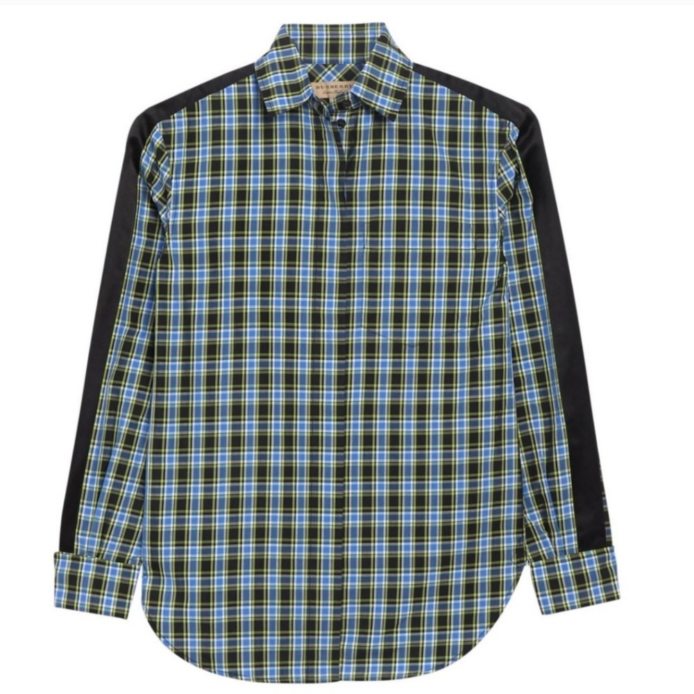 Burberry detail check shirt
